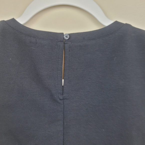 NWT J. Crew Factory Black Peplum Top size S - Picture 5 of 5